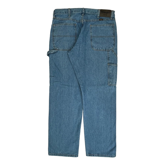 Wrangler Carpenter Jeans - 33W 31L Light Wash Denim