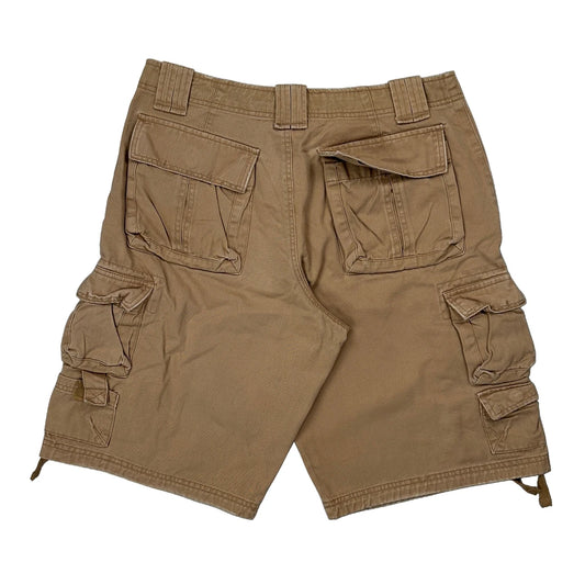 Lee Cargo Shorts - 30W 11L Beige Cotton