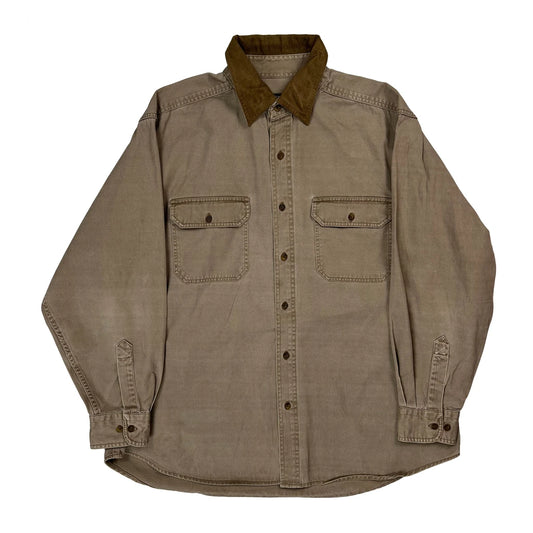 Woolrich Shirt - XL Beige Cotton