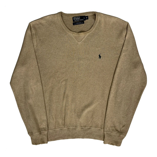 Polo By Ralph Lauren Sweatshirt - Medium Beige Cotton