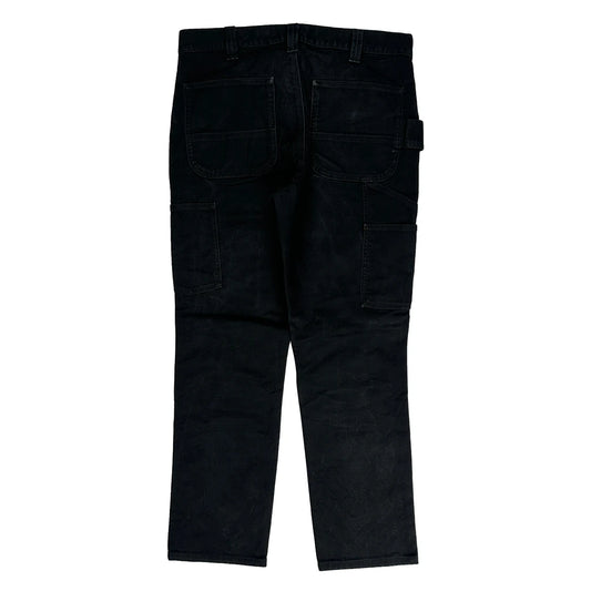 Carhartt Carpenter Trousers - 34W 29L Black Cotton
