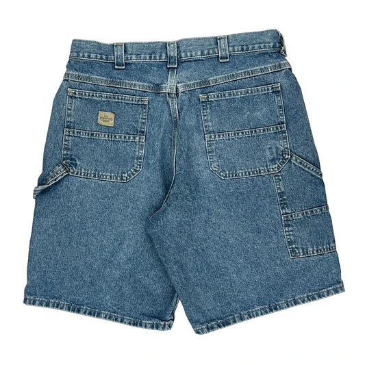 Lee Carpenter Shorts - 33W 10L Blue Denim