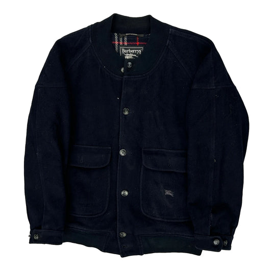 Burberry Jacket - Large Navy Wool