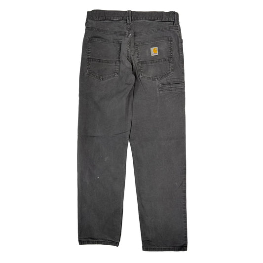 Carhartt Carpenter Trousers - 30W 32L Grey Cotton