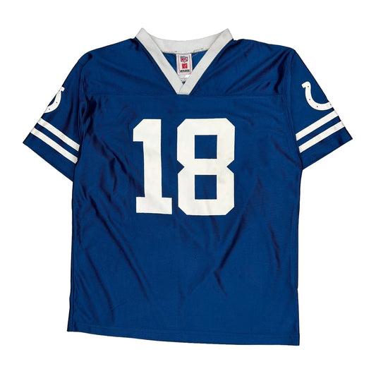 Indianapolis Colts Nfl Football Jersey - XL Blue Polyester