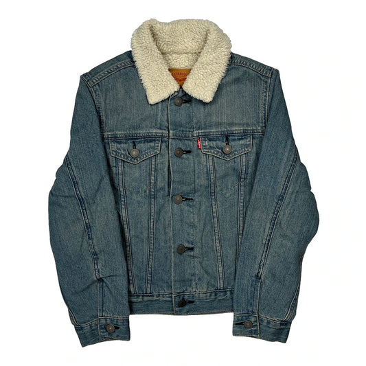 Kids Levis Denim Jacket - Small Blue Cotton