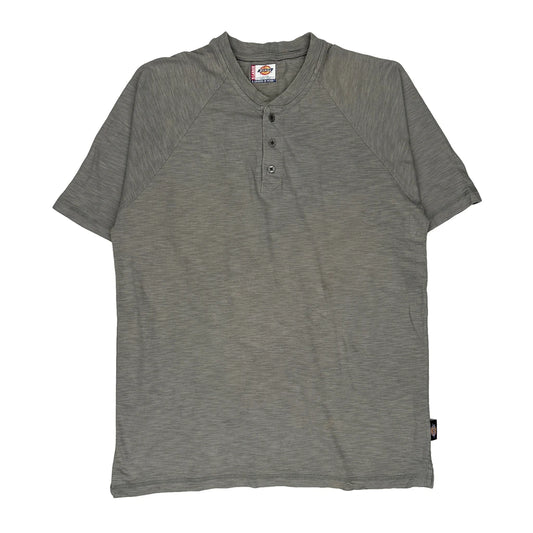 Vintage Dickies T-Shirt - XL Grey Cotton