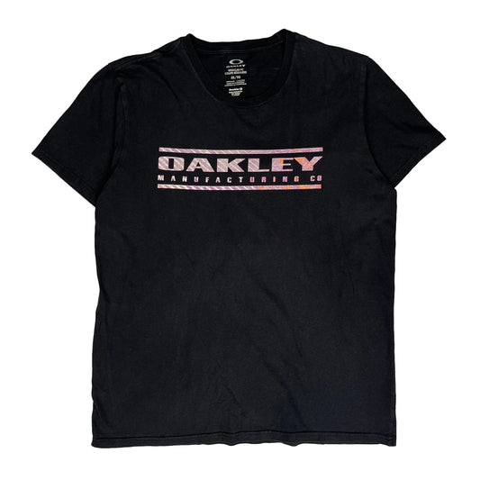 Oakley Spellout T-Shirt - XL Black Cotton