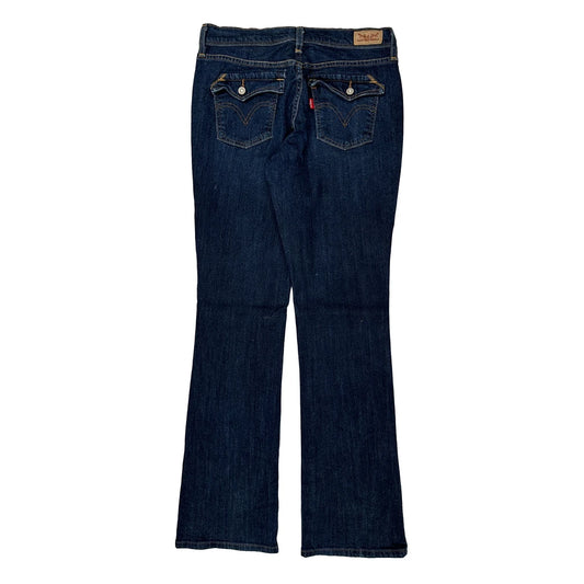 Levis Boot Cut Jeans - 31W UK 10 Blue Denim