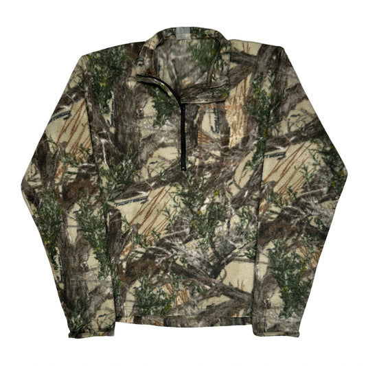 Unbranded Camo Fleece - Large Green Polyester