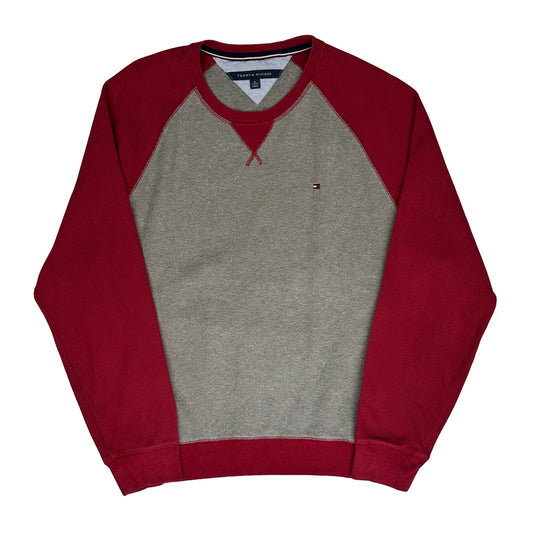 Tommy Hilfiger Sweatshirt - XL Grey Cotton Blend