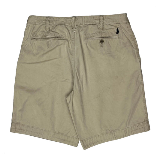 Polo By Ralph Lauren Chino Shorts - 34W 9L Beige Cotton