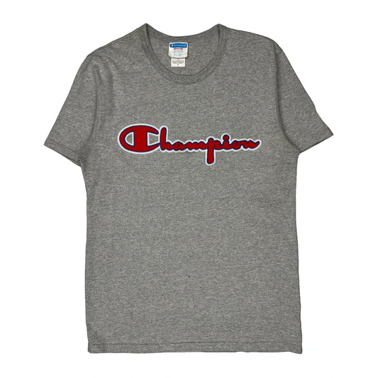 Champion Graphic T-Shirt - Medium Grey Cotton Blend