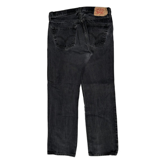501 Levis Jeans - 34W 32L Black Cotton