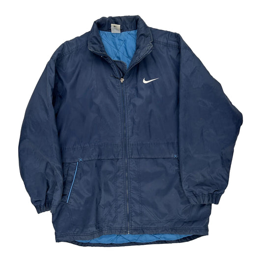 Nike Jacket - Medium Blue Polyester