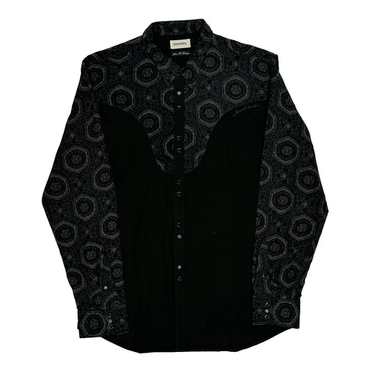 Vintage Diesel Shirt - XL Black Cotton