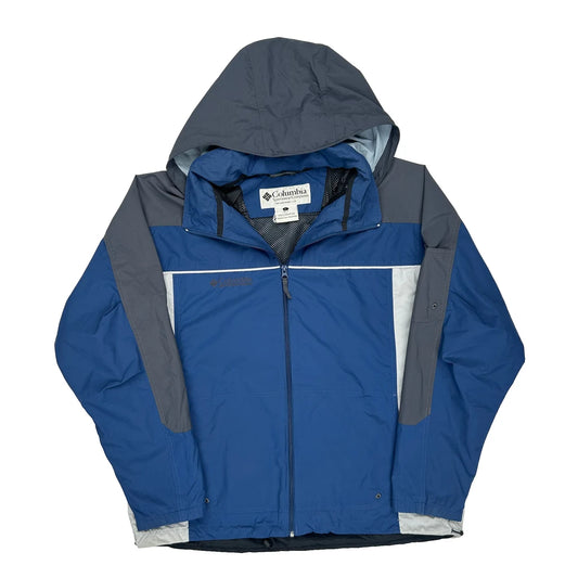 Columbia Windbreaker - Large Blue Nylon