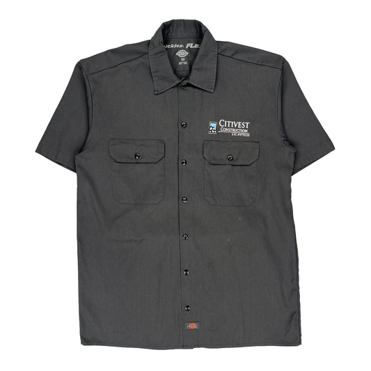 Dickies Short Sleeve Shirt - Medium Grey Polyester Blend