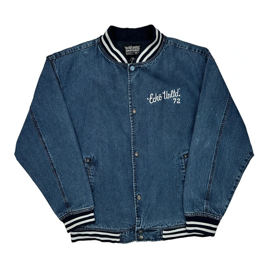 Ecko Unltd Denim Jacket - Large Blue Cotton