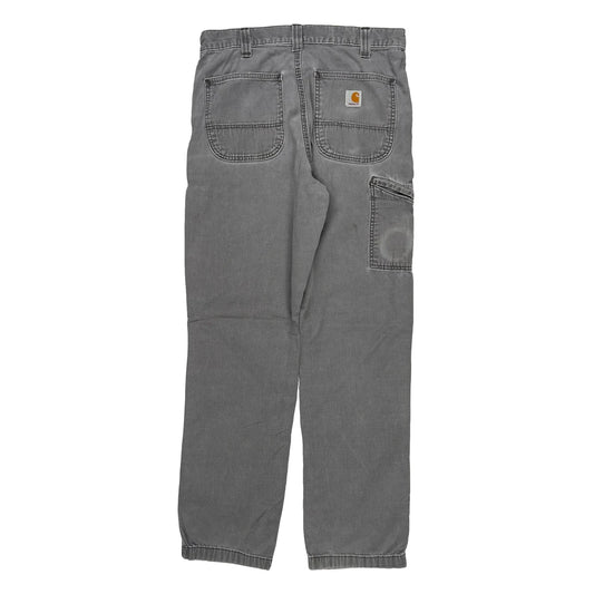 Carhartt Carpenter Trousers - 32W 34L Grey Cotton