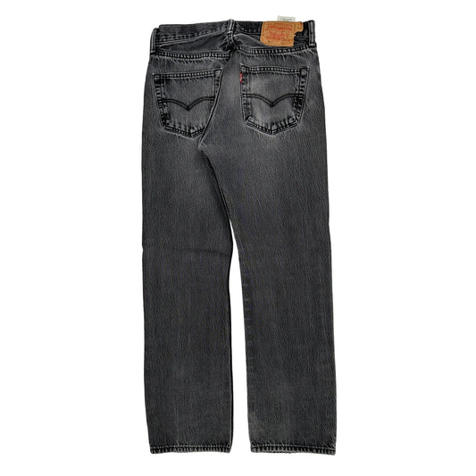 501 Levis Jeans - 30W 30L Grey Cotton