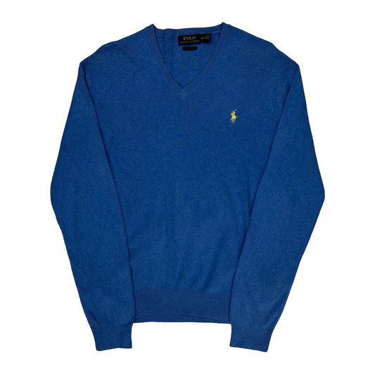 Polo By Ralph Lauren Jumper - Medium Blue Cotton