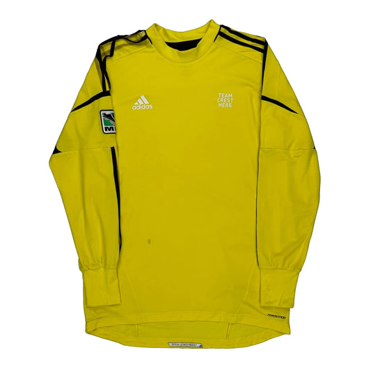 Mls Adidas Football Shirt - XL Yellow Polyester