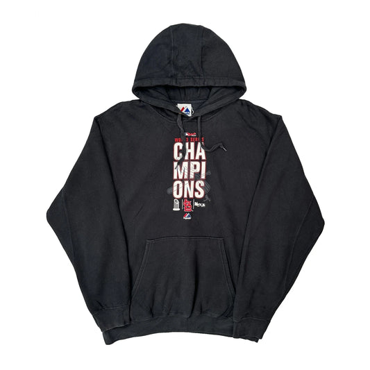 Vintage World Series Champions Majestic Mlb Hoodie - XL Black Cotton