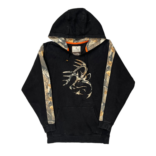 The Outfitter Legendary Whitetails Camo Hoodie - Medium Black Cotton
