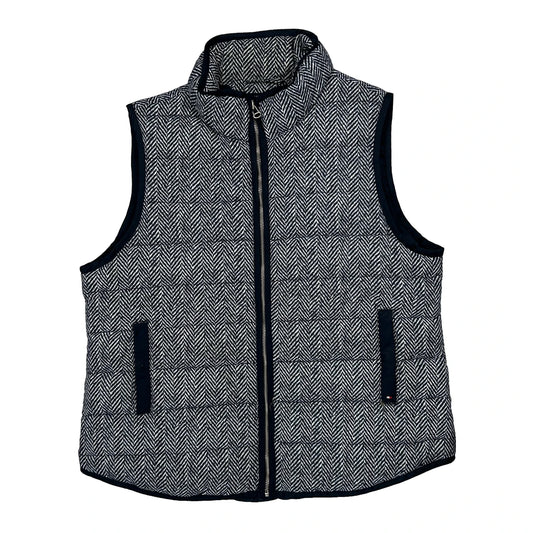 Tommy Hilfiger Gilet - Large Black & White Polyester