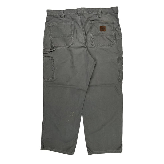Carhartt Carpenter Trousers - 36W 31L Grey Cotton