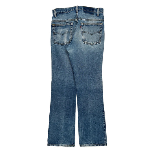 Made In USA Levis Boot Cut Jeans - 30W 30L Blue Denim