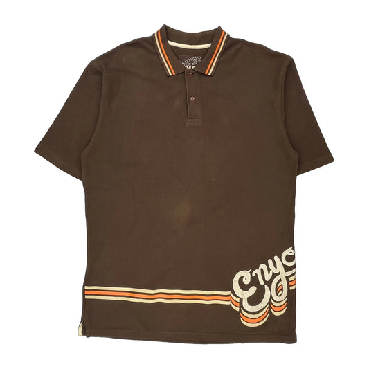 Enyce Polo Shirt - XL Brown Cotton