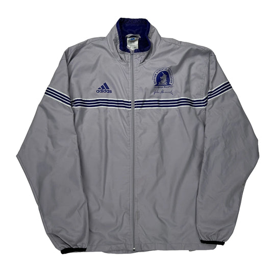 Boston Marathon Adidas Track Jacket - 2XL Grey Polyester