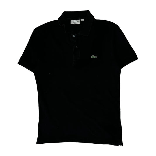 Lacoste Slim Fit Polo Shirt - Medium Black Cotton