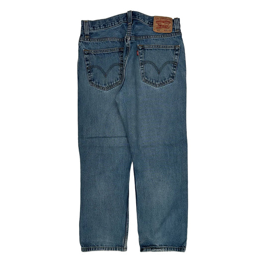 505 Levis Jeans - 32W 28L Blue Cotton