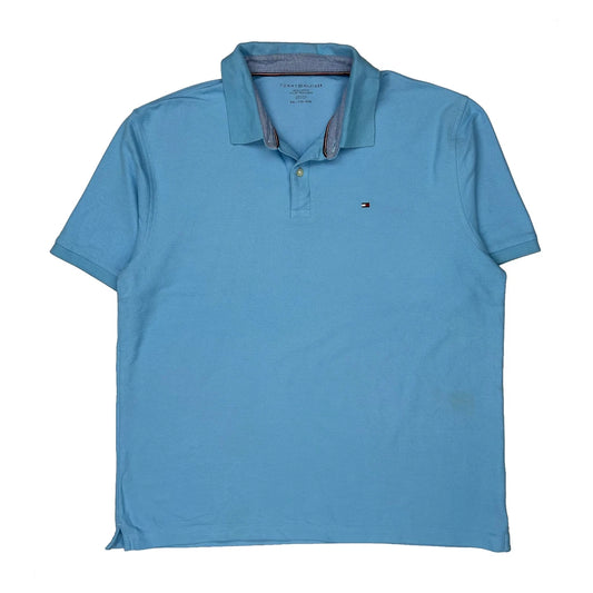 Tommy Hilfiger Polo Shirt - 2XL Blue Cotton