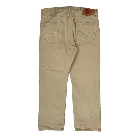 Levis Jeans - 36W 30L Beige Cotton