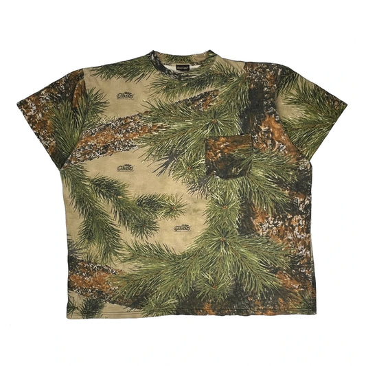 Mossy Oak Camo T-Shirt - XL Green Cotton