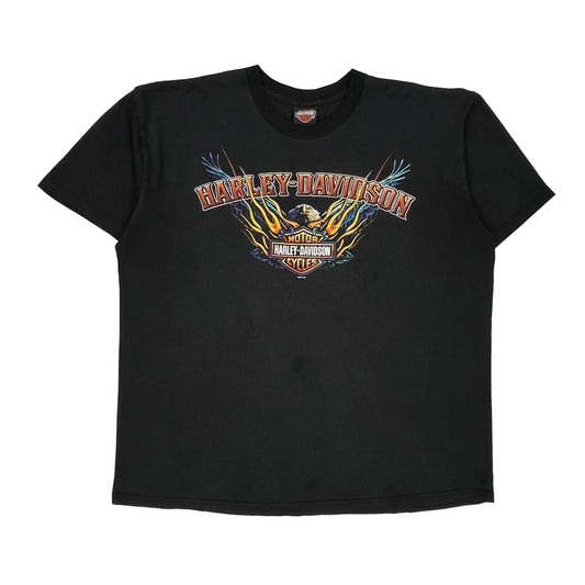 Calumet Harley-Davidson Munster, In Harley Davidson Graphic T-Shirt - 2XL Black Cotton
