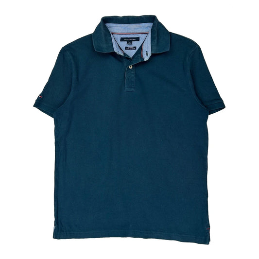 Tommy Hilfiger Polo Shirt - Small Green Cotton