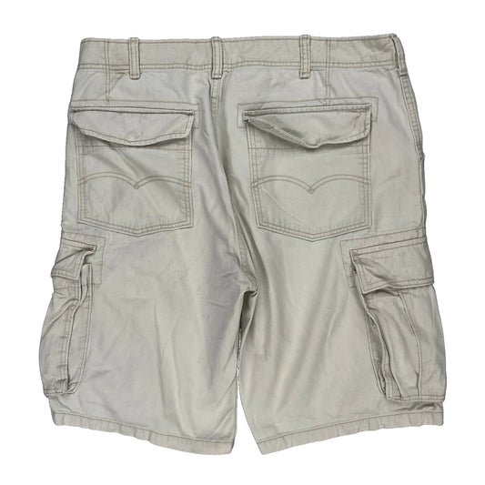 Levis Cargo Shorts - 36W 10L Beige Cotton
