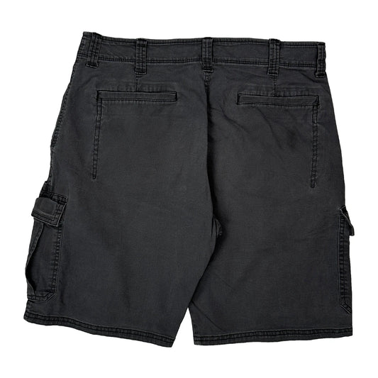Wrangler Cargo Shorts - 34W 11L Grey Cotton