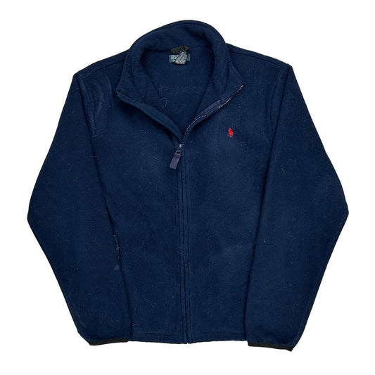 Polo By Ralph Lauren Fleece Jacket - XL Blue Polyester