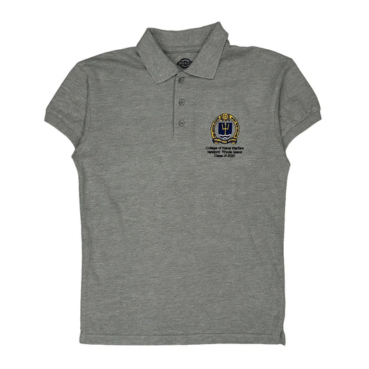Vintage Dickies Polo Shirt - Small Grey Cotton Blend