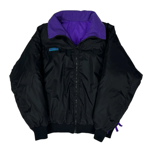 Columbia Reversible Jacket - Medium Black Nylon