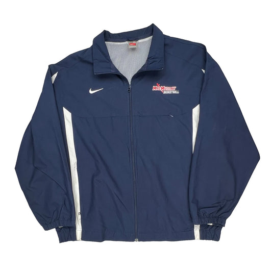Macmurray Basketball Nike Track Jacket - XL Navy Polyester