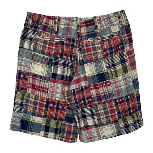 Ralph Lauren Checked Shorts - 33W 11L Multicoloured Cotton