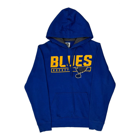 St. Louis Blues Nhl Hoodie - Medium Blue Cotton Blend