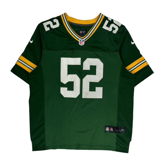 Green Bay Packers Nike Football Jersey - Large Green Polyester